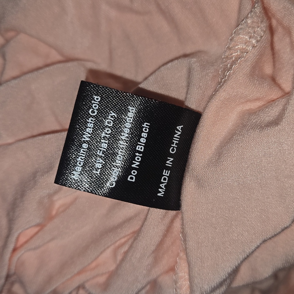 POL Women's Wide-Leg Beach Crochet Pants Pink Size L - Picture 10 of 10